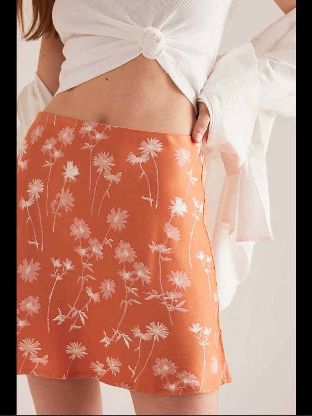 NWT! Anthropologie Tilda Mini Slip Skirt